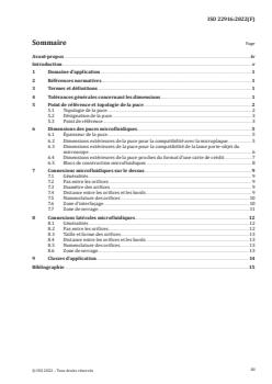 ISO 22916:2022 - Microfluidic devices — Interoperability requirements for dimensions, connections and initial device classification
Released:1/4/2022 - Page 3 preview