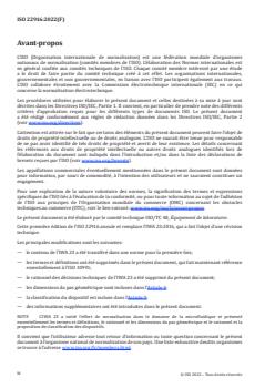 ISO 22916:2022 - Microfluidic devices — Interoperability requirements for dimensions, connections and initial device classification
Released:1/4/2022 - Page 4 preview