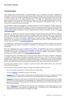 ISO 16486-5:2021 ISO 16486-5:2021 - Systèmes de canalisations en matières plastiques pour la distribution de combustibles gazeux — Systèmes de canalisations en polyamide non plastifié (PA-U) avec assemblages par soudage et assemblages mécaniques — Partie 5: Aptitude à l'emploi du système
Released:5/11/2021 - Page 4 preview