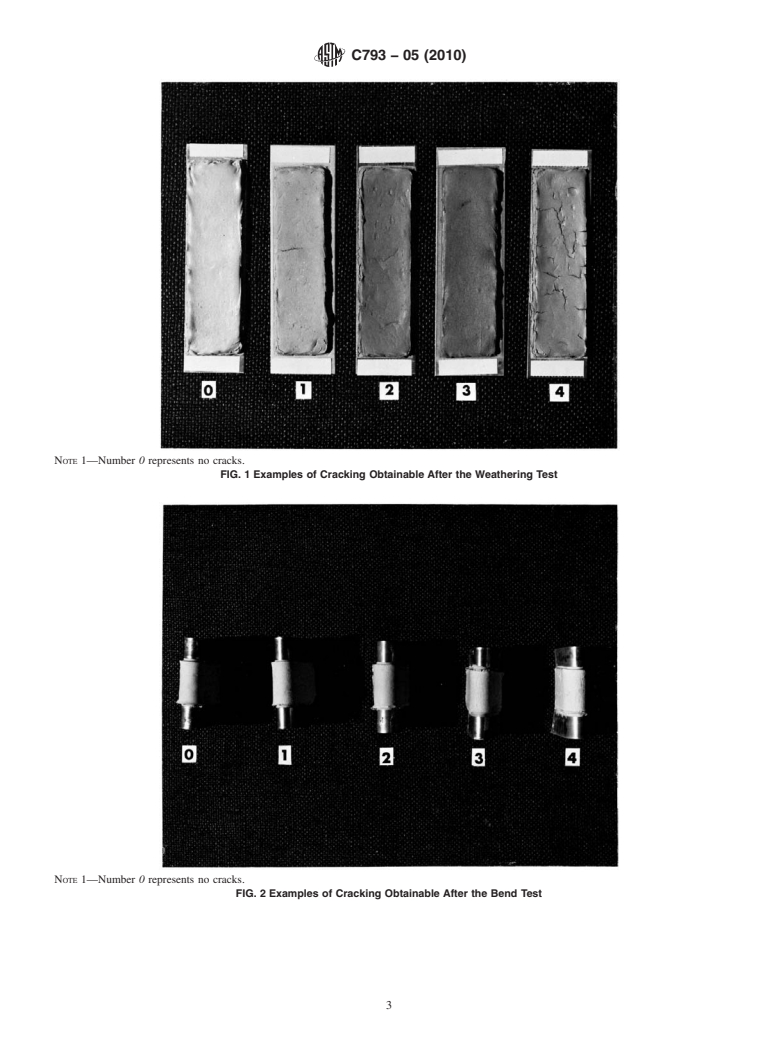 ASTM C793-05(2010) - Standard Test Method for Effects of Laboratory Accelerated Weathering on Elastomeric Joint Sealants