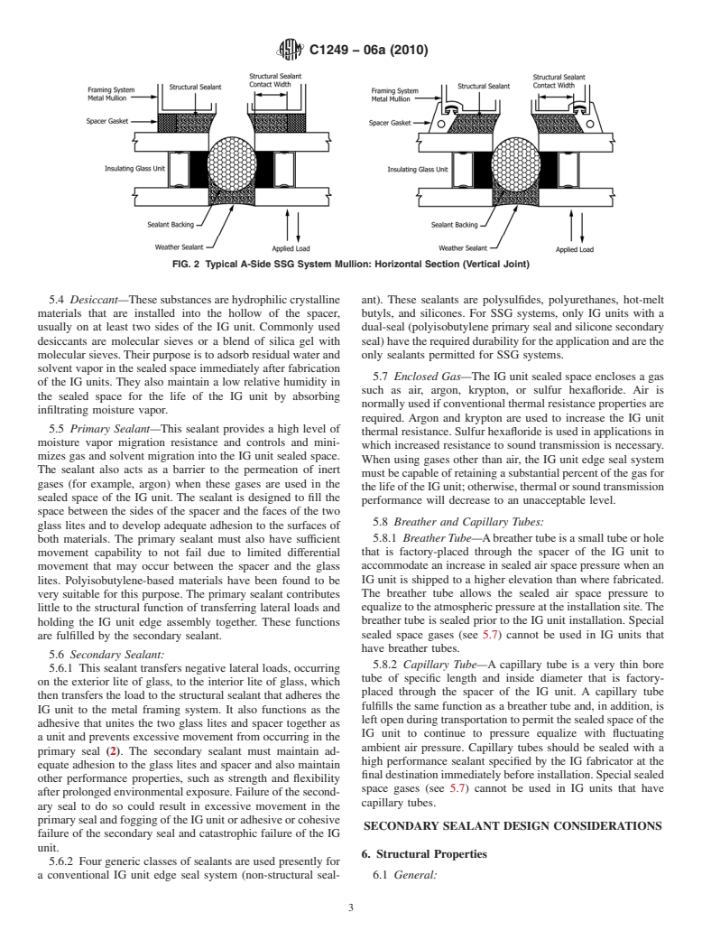 ASTM C1249-06a(2010) - Standard Guide for Secondary Seal for Sealed Insulating Glass Units for Structural Sealant Glazing Applications