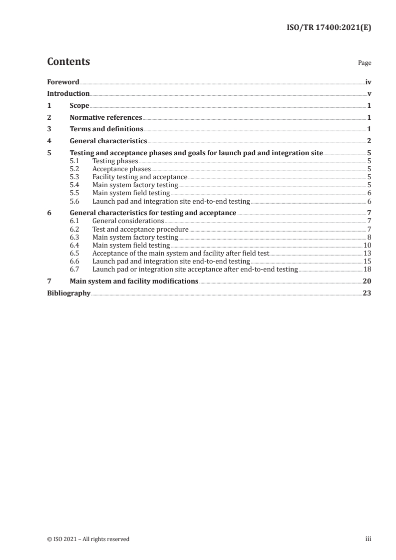 ISO/TR 17400:2021 - Space systems — Space launch complexes, integration sites and other facilities — General testing guidelines
Released:8/12/2021