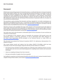 ISO 3716:2021 - Hydrometry — Functional requirements and characteristics of suspended-sediment samplers
Released:10/18/2021 - Page 4 preview