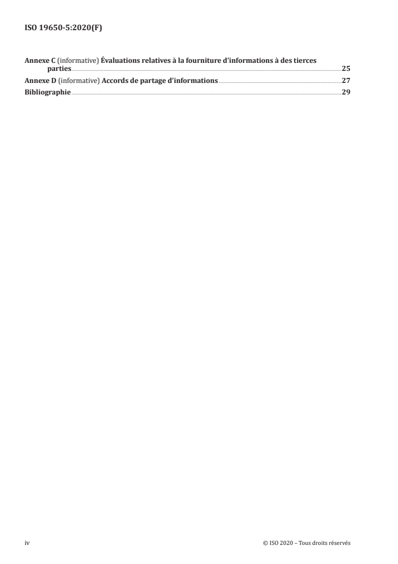 ISO 19650-5:2020 ISO 19650-5:2020 - Organisation et numérisation des informations relatives aux bâtiments et ouvrages de génie civil, y compris modélisation des informations de la construction (BIM) — Gestion de l’information par la modélisation des informations de la construction — Partie 5: Approche de la gestion de l’information axée sur la sécurité
Released:6/10/2020 - Page 4 preview