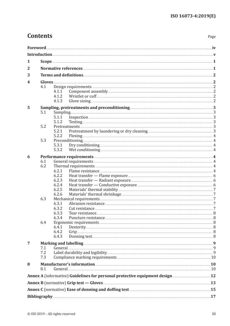 ISO 16073-4:2019 - Wildland firefighting personal protective equipment — Requirements and test methods — Part 4: Gloves
Released:12/2/2019