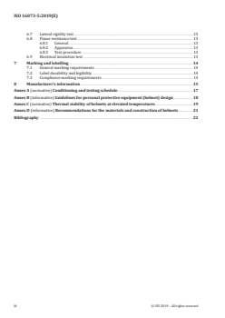 ISO 16073-5:2019 ISO 16073-5:2019 - Wildland firefighting personal protective equipment — Requirements and test methods — Part 5: Helmets
Released:12/11/2019 - Page 4 preview
