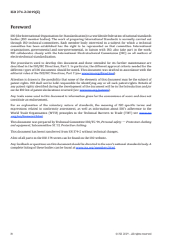 ISO 374-2:2019 ISO 374-2:2019 - Protective gloves against dangerous chemicals and micro-organisms — Part 2: Determination of resistance to penetration
Released:10/3/2019 - Page 4 preview
