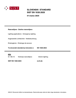 SIST EN 1838:2025 SIST EN 1838:2025 - BARVE - Page 1 preview
