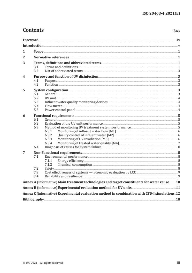 ISO 20468-4:2021 - Guidelines for performance evaluation of treatment technologies for water reuse systems — Part 4: UV Disinfection
Released:5/18/2021