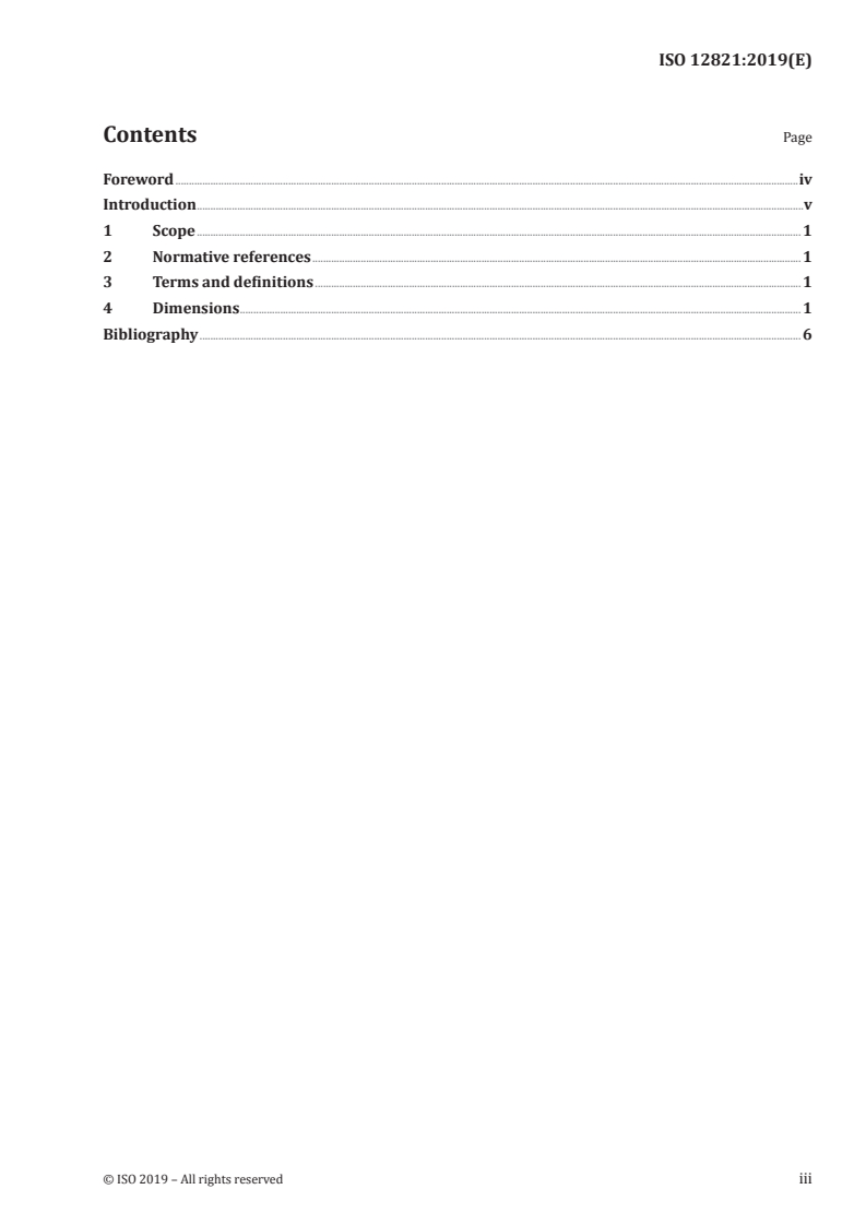 ISO 12821:2019 - Glass packaging — 26 H 180 crown finish — Dimensions
Released:10/11/2019