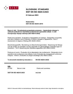 EN ISO 4628-5:2023 - Page 1 preview