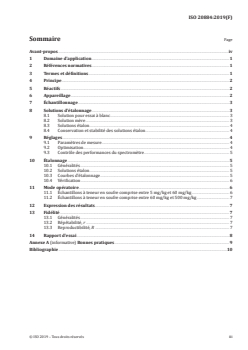 ISO 20884:2019 - Produits pétroliers — Détermination de la teneur en soufre des carburants pour automobiles — Spectrométrie de fluorescence de rayons X dispersive en longueur d'onde
Released:8/9/2019 - Page 3 preview