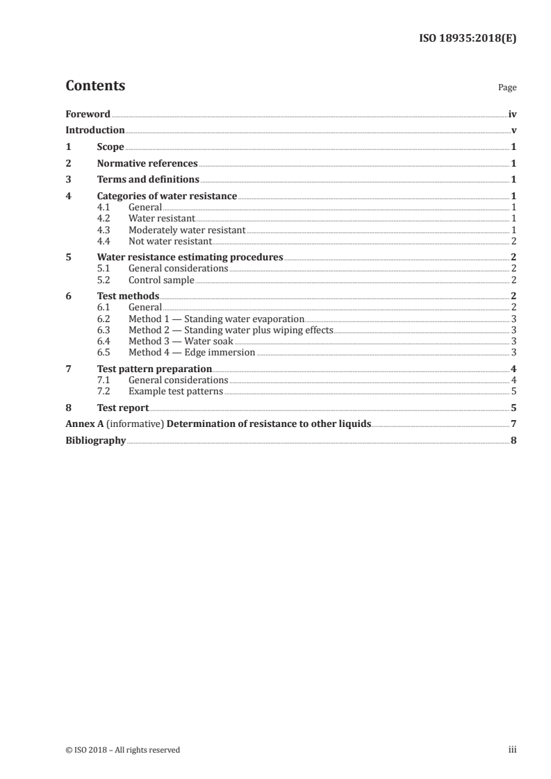 ISO 18935:2018 - Imaging materials — Colour images — Determination of water resistance of printed colour images
Released:8/31/2018