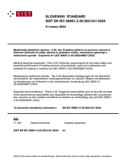 EN IEC 60601-2-35:2021/A1:2024 EN IEC 60601-2-35:2021/A1:2024 - Page 1 preview