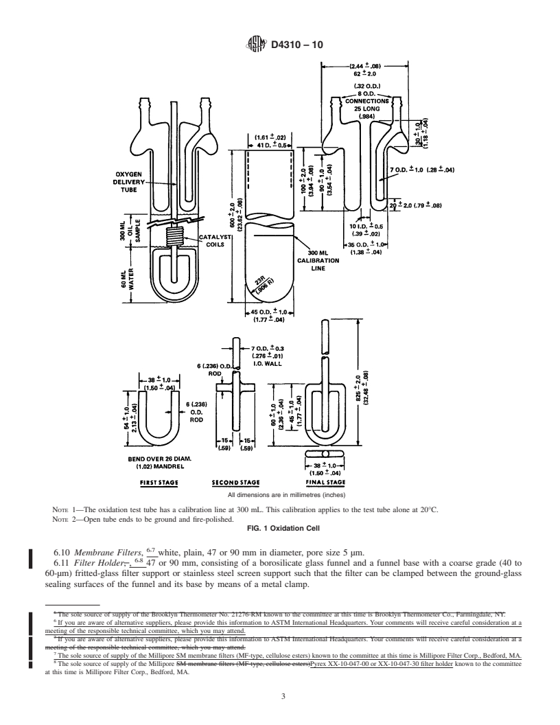 REDLINE ASTM D4310-10 - Standard Test Method for Determination of Sludging and Corrosion Tendencies of Inhibited Mineral Oils