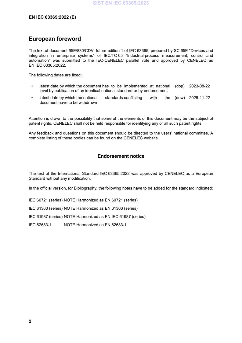 SIST EN IEC 63365:2023 SIST EN IEC 63365:2023 - BARVE - Page 4 preview