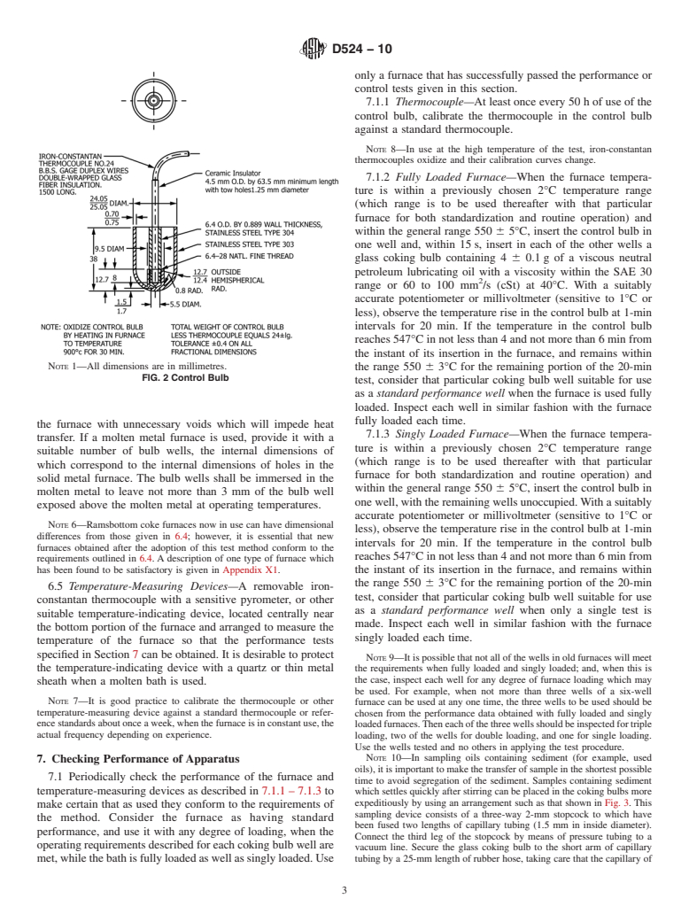 ASTM D524-10 - Standard Test Method for Ramsbottom Carbon Residue of Petroleum Products