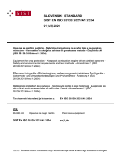 SIST EN ISO 28139:2021/A1:2024 - Page 1 preview