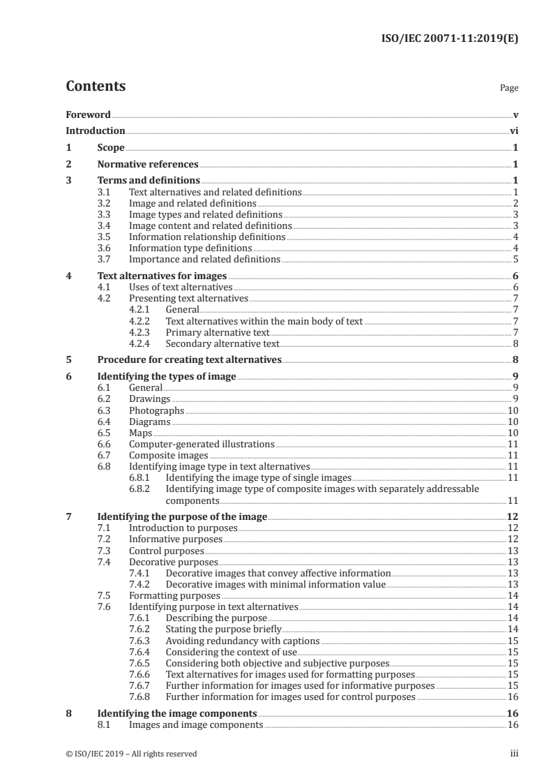 ISO/IEC 20071-11:2019 - Information technology — User interface component accessibility — Part 11: Guidance on text alternatives for images
Released:12/16/2019