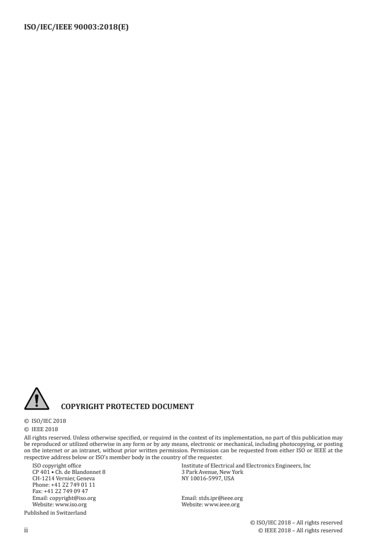 ISO/IEC/IEEE 90003:2018 ISO/IEC/IEEE 90003:2018 - Software engineering — Guidelines for the application of ISO 9001:2015 to computer software
Released:11/29/2018 - Page 2 preview