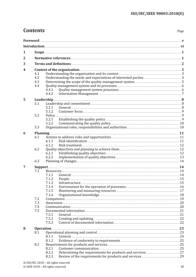 ISO/IEC/IEEE 90003:2018 - Software engineering — Guidelines for the application of ISO 9001:2015 to computer software
Released:11/29/2018