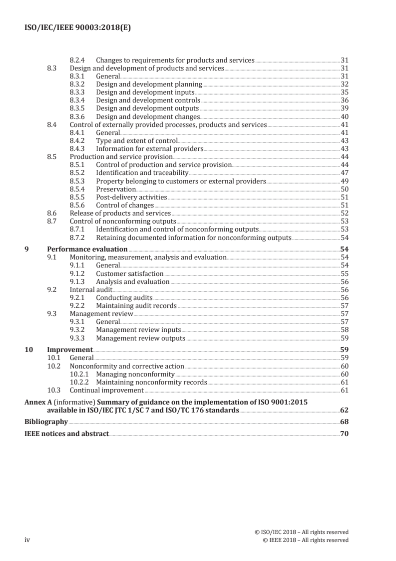 ISO/IEC/IEEE 90003:2018 ISO/IEC/IEEE 90003:2018 - Software engineering — Guidelines for the application of ISO 9001:2015 to computer software
Released:11/29/2018 - Page 4 preview
