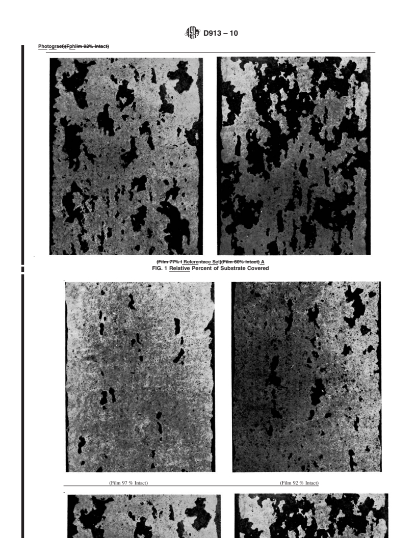 REDLINE ASTM D913-10 - Standard Practice for  Evaluating Degree of Traffic Paint Line Wear