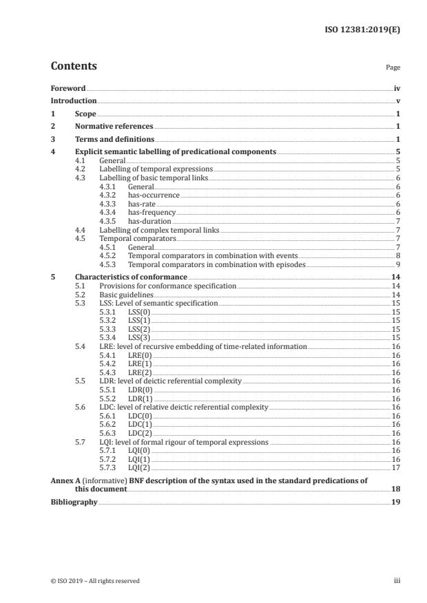 ISO 12381:2019 - Health informatics -- Explicit time-related expressions for healthcare-specific problems