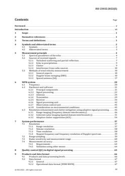 ISO 23032:2022 - Meteorology — Ground-based remote sensing of wind — Radar wind profiler
Released:16. 12. 2022 - Page 3 preview