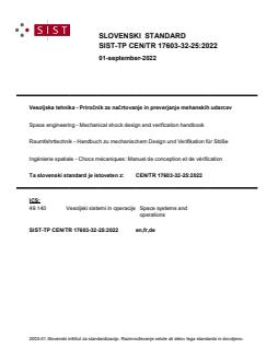 CEN/TR 17603-32-25:2022 TP CEN/TR 17603-32-25:2022 - BARVE - Page 1 preview