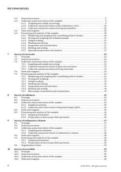 ISO 23040:2021 - Marine environment impact assessment (MEIA) — Specification for marine sediments in seabed areas — Survey of interstitial biota
Released:12/10/2021 - Page 4 preview