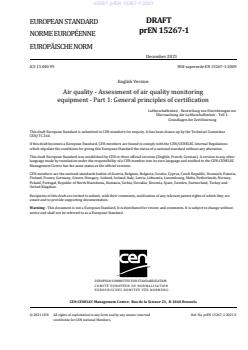 prEN 15267-1:2021 - Page 3 preview