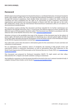 ISO 23052:2020 - Anodizing of aluminium and its alloys — Test method for chemical resistance of anodic oxidation coatings on aluminium and its alloys using electromotive force apparatus
Released:9/10/2020 - Page 4 preview