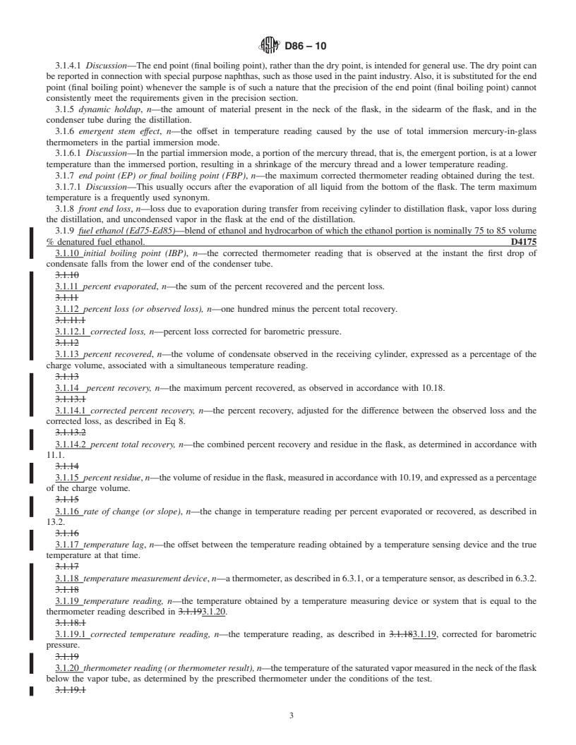 REDLINE ASTM D86-10 - Standard Test Method for Distillation of Petroleum Products at Atmospheric Pressure