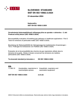 EN ISO 18562-2:2024 - Page 1 preview