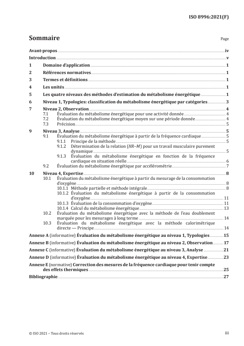 ISO 8996:2021 - Ergonomie de l'environnement thermique — Détermination du métabolisme énergétique
Released:12/13/2021