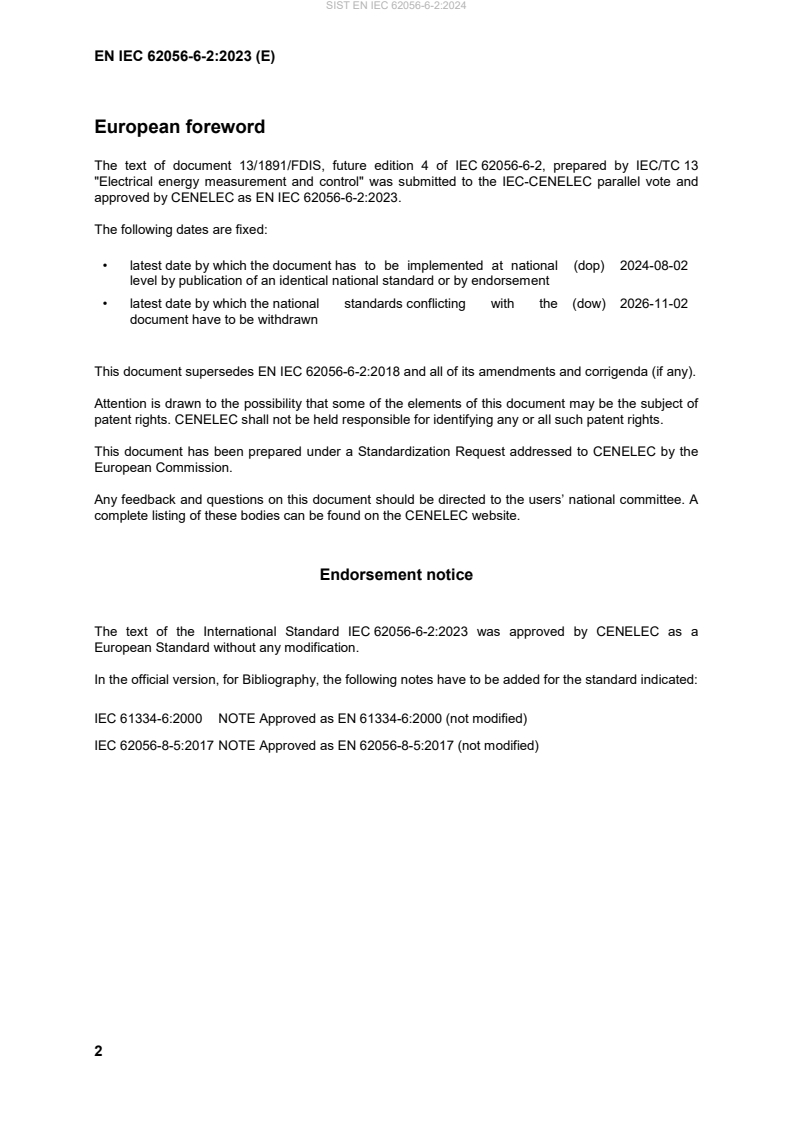 SIST EN IEC 62056-6-2:2024 SIST EN IEC 62056-6-2:2024 - BARVE - Page 4 preview
