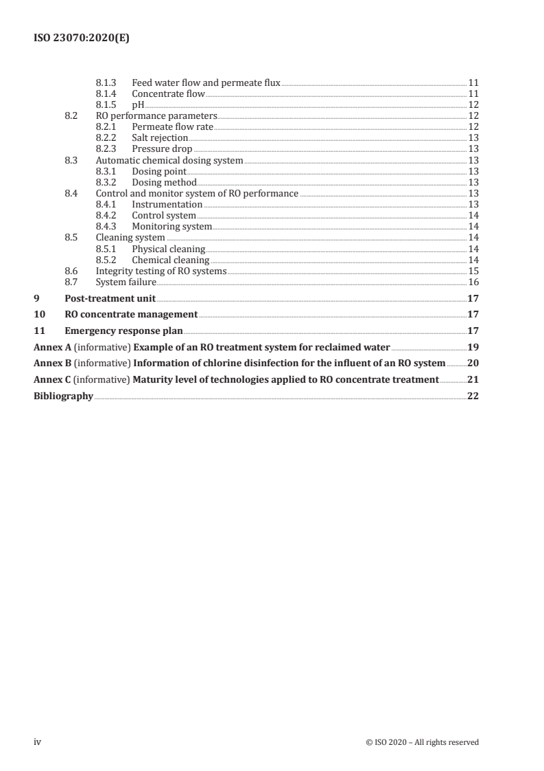 ISO 23070:2020 ISO 23070:2020 - Water Reuse in Urban Areas — Guidelines for reclaimed water treatment: Design principles of a RO treatment system of municipal wastewater
Released:12/9/2020 - Page 4 preview