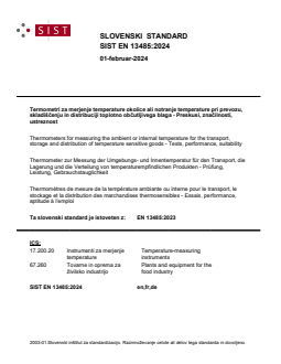 SIST EN 13485:2024 SIST EN 13485:2024 - Page 1 preview