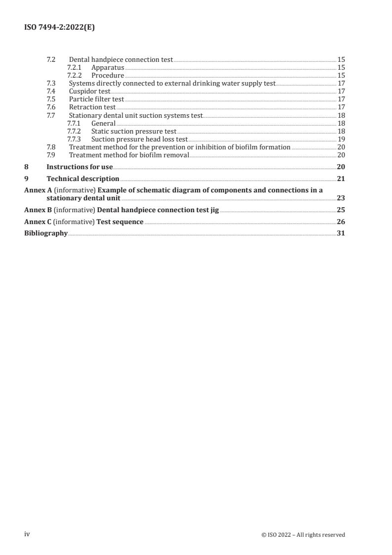 ISO 7494-2:2022 ISO 7494-2:2022 - Dentistry — Stationary dental units and dental patient chairs — Part 2: Air, water, suction and wastewater systems
Released:1. 07. 2022 - Page 4 preview