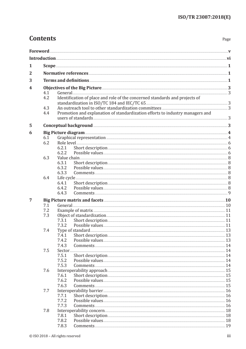 ISO/TR 23087:2018 - Automation systems and integration — The Big Picture of standards
Released:3/27/2018