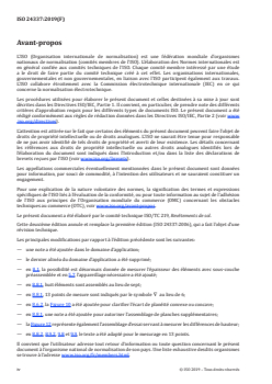 ISO 24337:2019 - Revêtements de sol stratifiés — Détermination des caractéristiques géométriques
Released:11/12/2019 - Page 4 preview