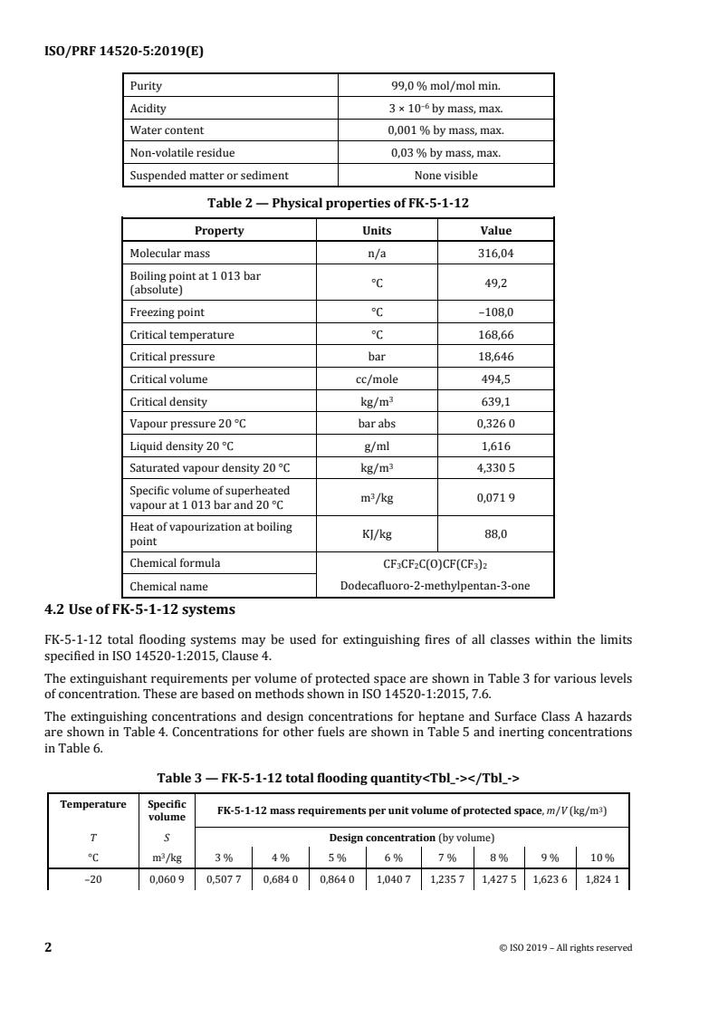 ISO 14520-5:2019 REDLINE ISO 14520-5:2019 - Gaseous fire-extinguishing systems — Physical properties and system design — Part 5: FK-5-1-12 extinguishant
Released:7/1/2019 - Page 4 preview