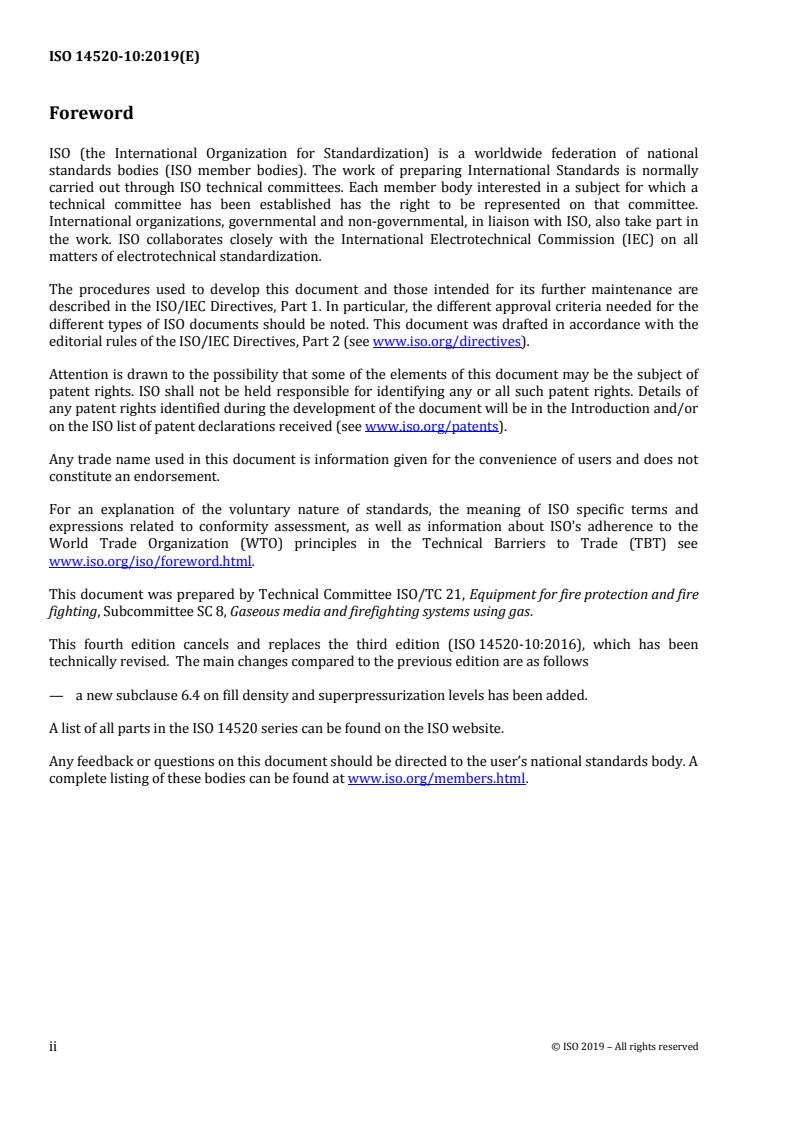 ISO 14520-10:2019 REDLINE ISO 14520-10:2019 - Gaseous fire-extinguishing systems — Physical properties and system design — Part 10: HFC 23 extinguishant
Released:7/2/2019 - Page 2 preview