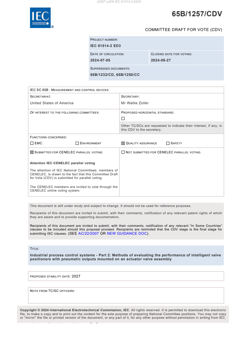 prEN IEC 61514-2:2024