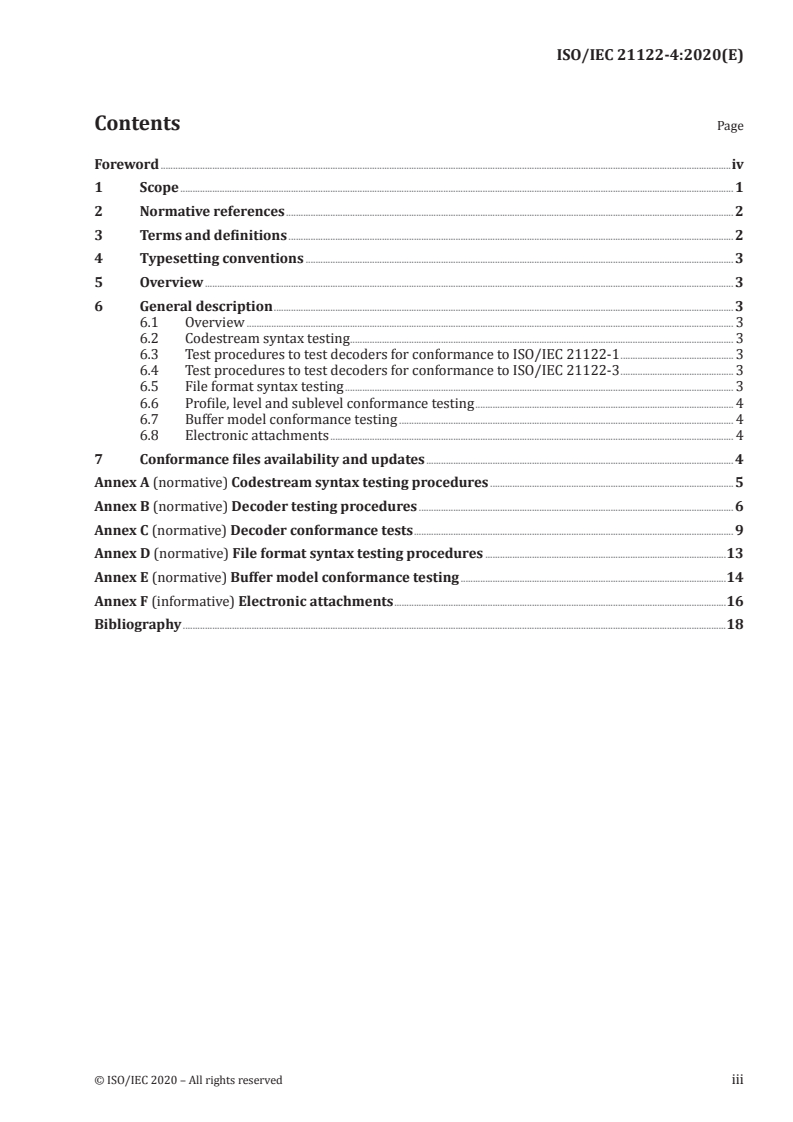 ISO/IEC 21122-4:2020 - Information technology — JPEG XS low-latency lightweight image coding system — Part 4: Conformance testing
Released:6/10/2020