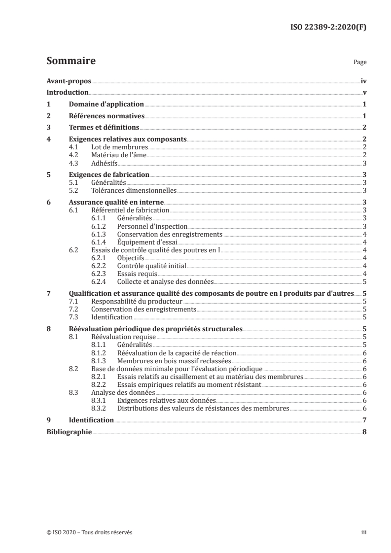 ISO 22389-2:2020 - Structures en bois — Résistance à la flexion des poutres en I — Partie 2: Performances des composants et exigences de production
Released:4/8/2020