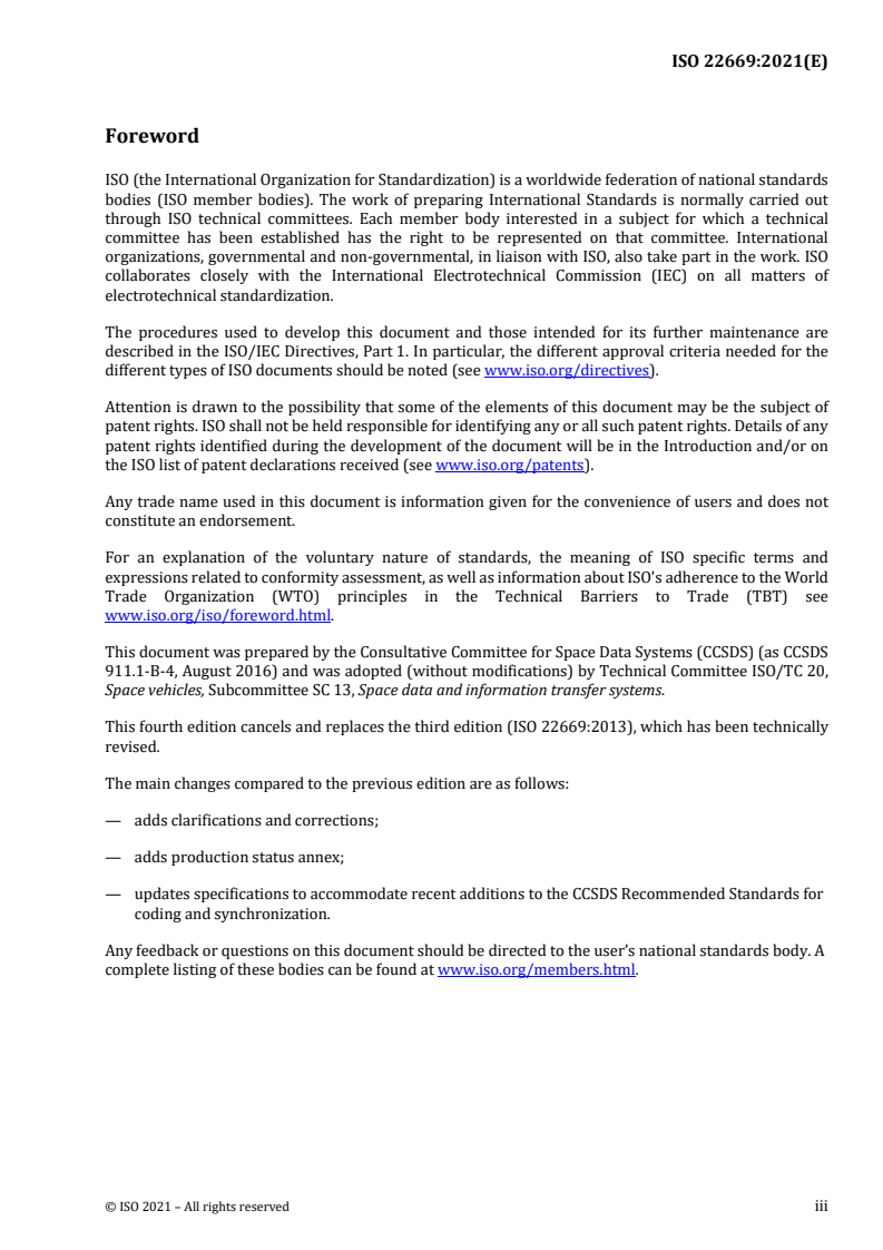 ISO 22669:2021 - Space data and information transfer systems — Space link extension (SLE) — Return-all-frames service specification
Released:6/30/2021