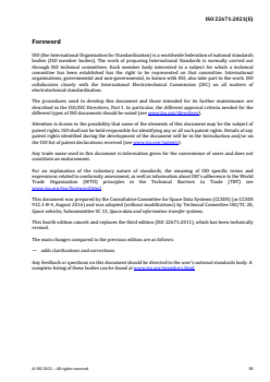 ISO 22671:2021 - Space data and information transfer systems — Space link extension (SLE) — Forward communications link transmission unit (CLTU) service specification
Released:6/30/2021 - Page 3 preview
