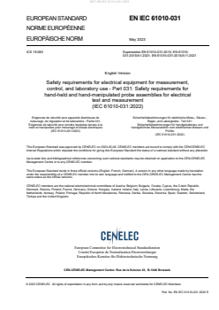 SIST EN IEC 61010-031:2023 SIST EN IEC 61010-031:2023 - BARVE - Page 3 preview